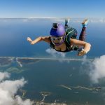 Woman skydiving at Skydive Sebastian in Florida